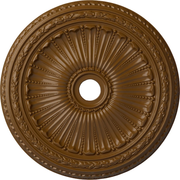 Ekena Millwork Viceroy Ceiling Medallion (Fits Canopies up to 4 7/8"), 35 1/8"OD x 4 7/8"ID x 2 1/2"P, Smokey Topaz CM35VISTF - main